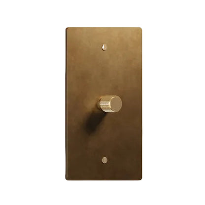 The Brass Dimmer Switch (1–4 Gang)